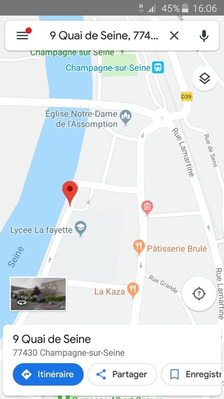 L'Escapade 3 Etoiles Villa Champagne-sur-Seine Rum bild
